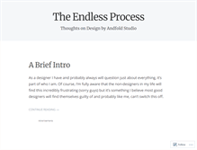 Tablet Screenshot of andfold.wordpress.com