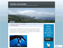 Tablet Screenshot of comunicacionquimica.wordpress.com