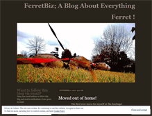 Tablet Screenshot of ferretbiz.wordpress.com