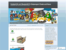 Tablet Screenshot of clubpenguinredstar.wordpress.com