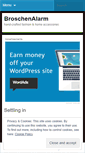 Mobile Screenshot of broschenalarm.wordpress.com