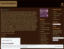 Tablet Screenshot of broschenalarm.wordpress.com