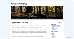 Desktop Screenshot of andighondiel.wordpress.com
