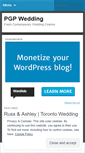 Mobile Screenshot of pgpwedding.wordpress.com