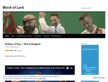 Tablet Screenshot of blockoflard.wordpress.com