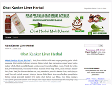 Tablet Screenshot of obatkankerliverherbalblog.wordpress.com