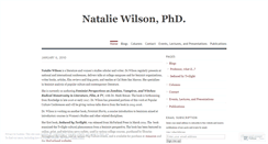 Desktop Screenshot of nataliewilsonphd.wordpress.com