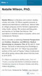 Mobile Screenshot of nataliewilsonphd.wordpress.com