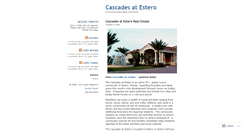Desktop Screenshot of cascadesatestero.wordpress.com