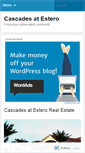 Mobile Screenshot of cascadesatestero.wordpress.com