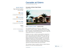 Tablet Screenshot of cascadesatestero.wordpress.com