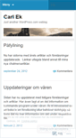 Mobile Screenshot of carlek.wordpress.com