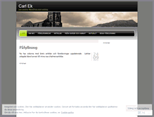 Tablet Screenshot of carlek.wordpress.com