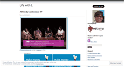 Desktop Screenshot of lifewithl.wordpress.com