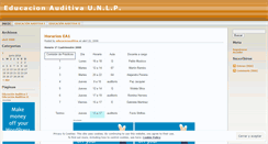 Desktop Screenshot of educacionauditiva.wordpress.com