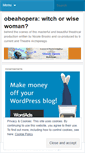 Mobile Screenshot of obeahopera.wordpress.com