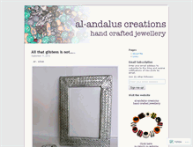 Tablet Screenshot of alandaluscreations.wordpress.com