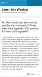 Mobile Screenshot of crush10.wordpress.com