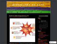 Tablet Screenshot of bio2life.wordpress.com