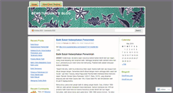 Desktop Screenshot of dewitunjung.wordpress.com