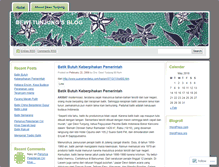 Tablet Screenshot of dewitunjung.wordpress.com
