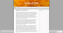 Desktop Screenshot of gardenofwiids.wordpress.com