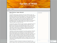 Tablet Screenshot of gardenofwiids.wordpress.com