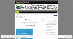 Desktop Screenshot of projecteat.wordpress.com