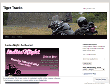 Tablet Screenshot of littletigertracks.wordpress.com