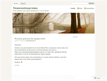 Tablet Screenshot of nerdnopesqueiro.wordpress.com
