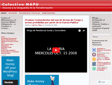 Tablet Screenshot of colectivomapu.wordpress.com