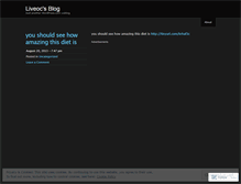 Tablet Screenshot of liveoc.wordpress.com