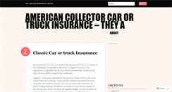 Desktop Screenshot of classiccarinsuranceincalifornia68.wordpress.com