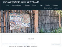 Tablet Screenshot of livingwatersonlaketravis.wordpress.com