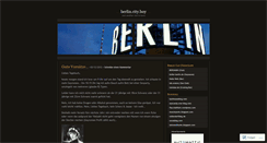 Desktop Screenshot of berlincityboy.wordpress.com