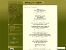 Tablet Screenshot of darido.wordpress.com