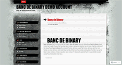 Desktop Screenshot of community.bancdebinarydemoaccount.wordpress.com