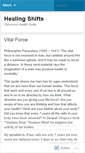 Mobile Screenshot of healingshifts.wordpress.com