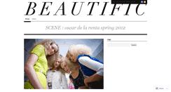 Desktop Screenshot of beautific.wordpress.com