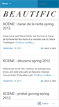 Mobile Screenshot of beautific.wordpress.com