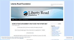 Desktop Screenshot of libertyroadfoundation.wordpress.com