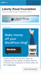 Mobile Screenshot of libertyroadfoundation.wordpress.com
