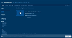 Desktop Screenshot of bluebattleflag.wordpress.com