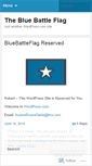Mobile Screenshot of bluebattleflag.wordpress.com