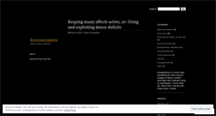 Desktop Screenshot of entanglements.wordpress.com