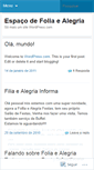 Mobile Screenshot of foliaealegria.wordpress.com