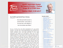 Tablet Screenshot of hausbaugera.wordpress.com