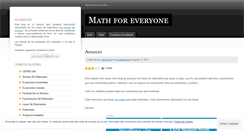 Desktop Screenshot of carlosmath.wordpress.com