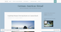 Desktop Screenshot of germanamericanabroad.wordpress.com
