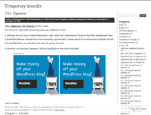 Tablet Screenshot of insanitytemporary.wordpress.com
